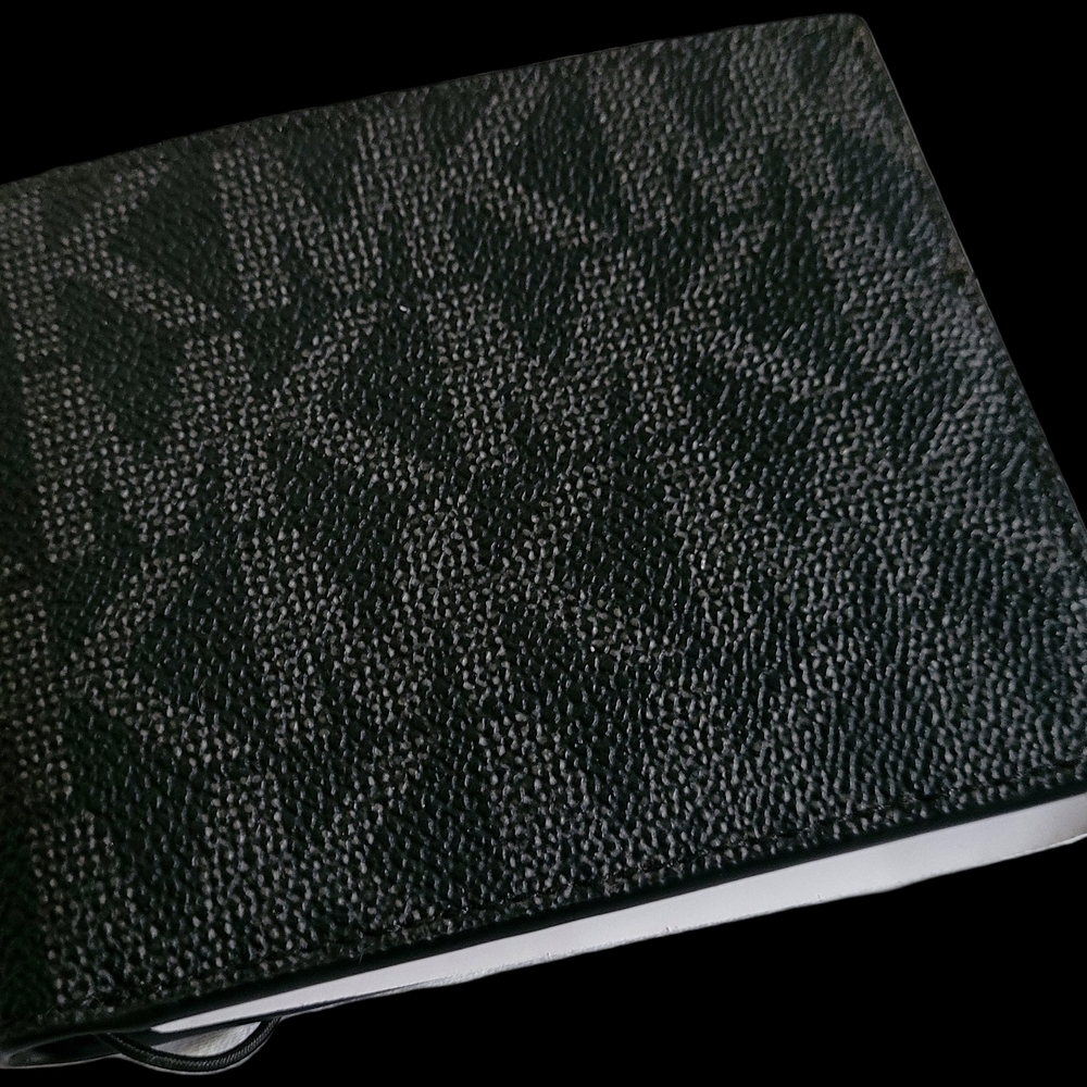 Michael Kors Black Textured Card Holder